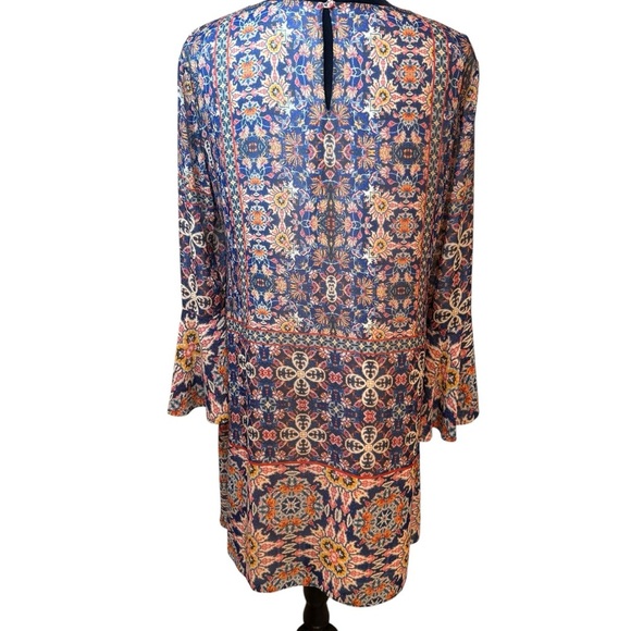 Daniel Cremieux | Multicolor Long Sleeve Laura Dress | Sz 8 - Picture 4 of 7